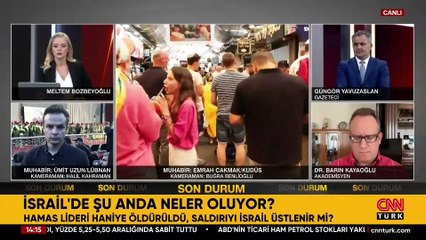 CNN TÜRK Orta Doğu'dan aktarıyor! İsrail'de şu anda neler oluyor?