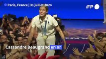 JO-2024: les triathlètes français Beaugrand et Bergère célèbrent l'or et le bronze