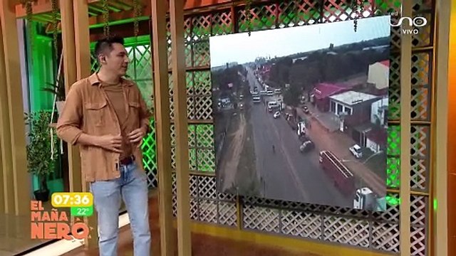 SCZ-DRON IMAGENES AÉREAS DEL BLOQUEO DE CARRETERAS