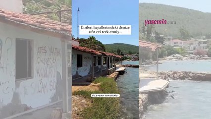 Bodrum'daki bu ev birilerinin kalbini kırdı! Denize sıfır evin şimdiki hali görenleri üzdü