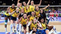 Brasil atropela Japão no vôlei feminino e garante vaga na próxima fase