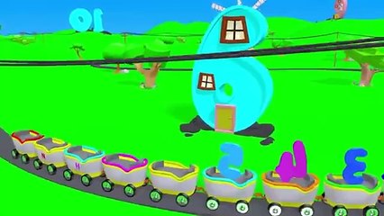 Learn To Count Numbers - 123 Counting - 1234 Number Train - Preschool _ Kindergarten Education