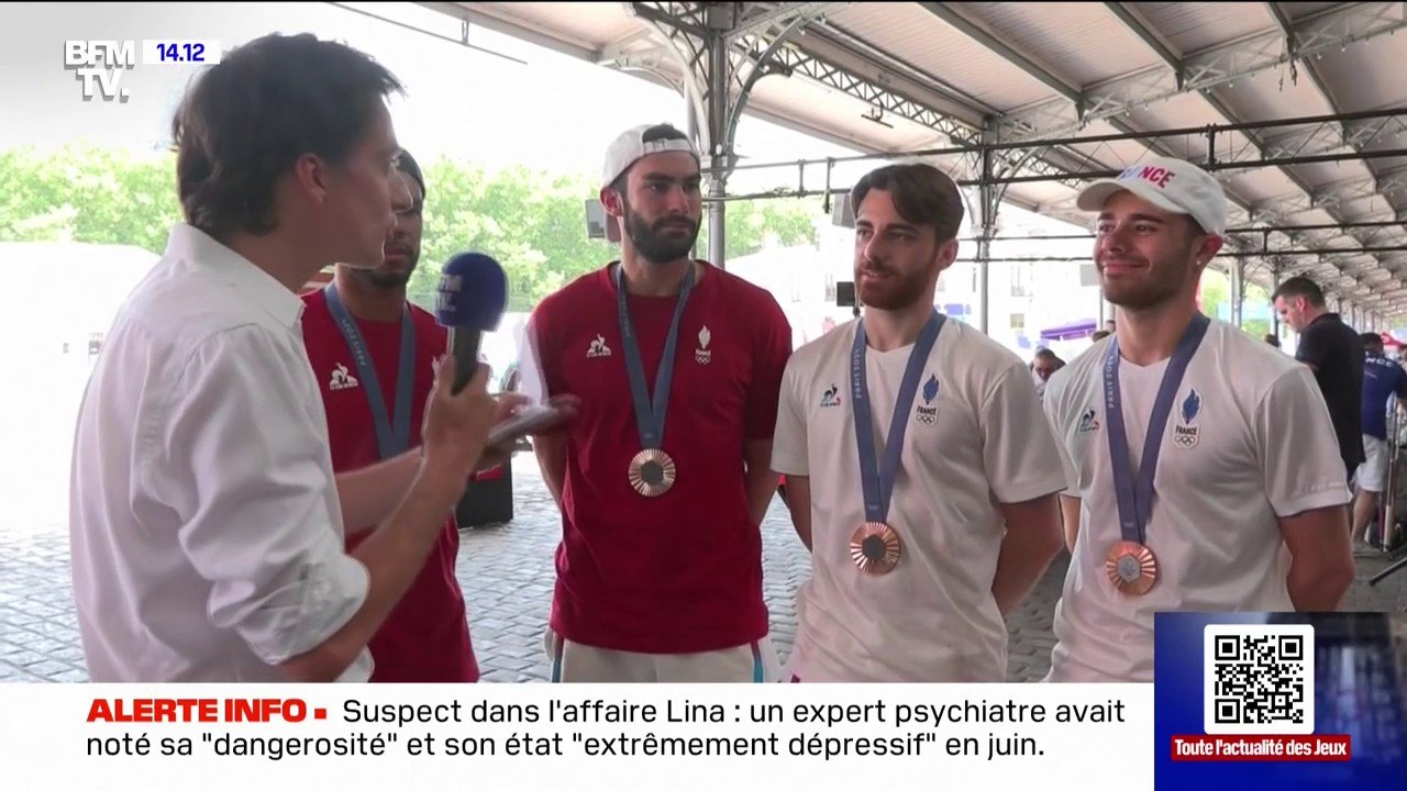 "Jamais on ne reverra ça de notre vie": après leur médaille de bronze, les sabreurs français décrivent l'ambiance dans le Grand Palais