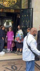 Newly wed Anant and Radika enjoying the streets of Paris.