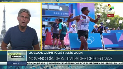 Daniel Pintado gana el oro para Ecuador en marcha de 20 km en París
