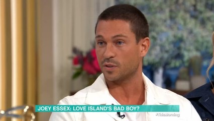 Joey Essex has 'no regrets about playing pantomime villain' on Love Island