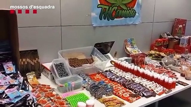 Desarticulado un grupo criminal que fabricaba y vendía snacks y golosinas con cannabis