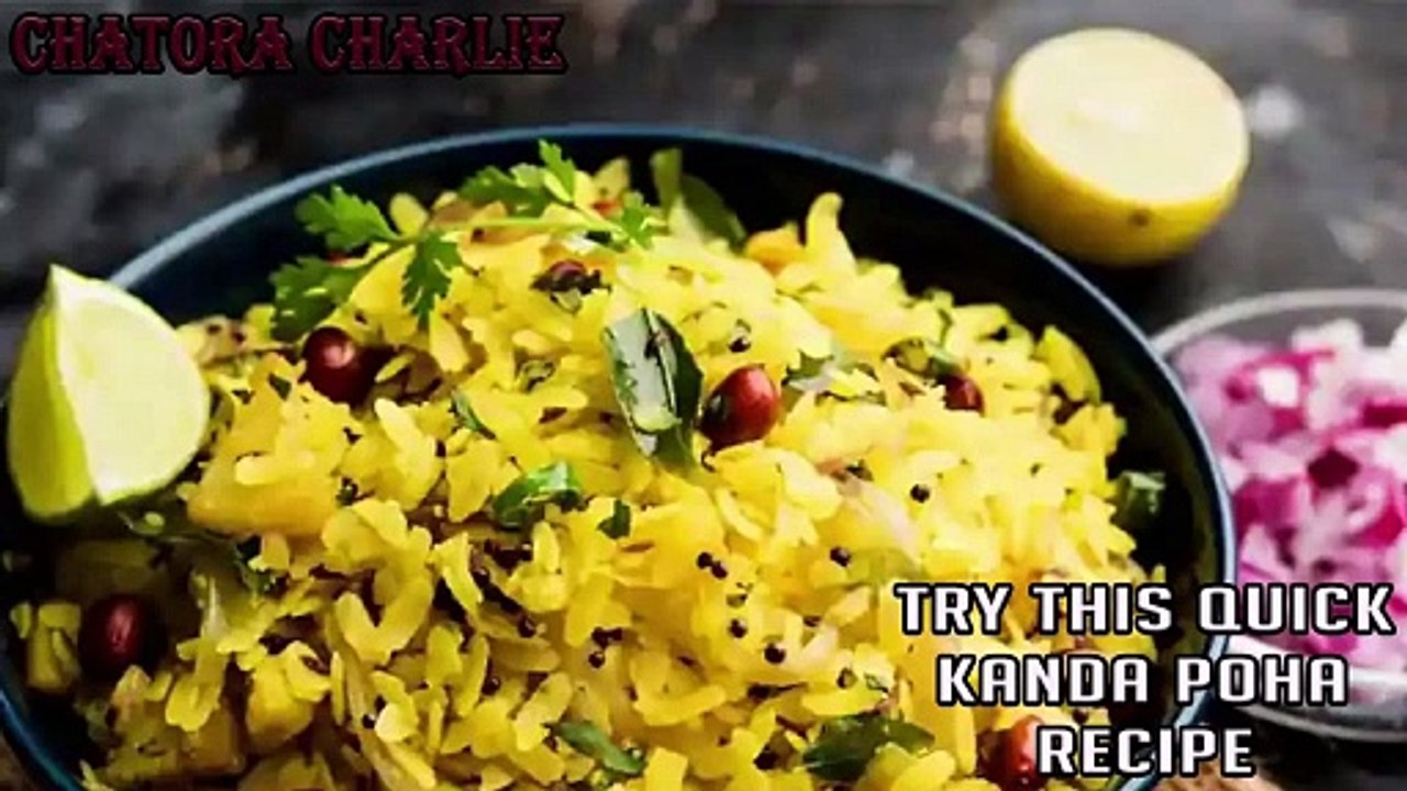 Try this quick kanda poha recipe __ kanda poha...