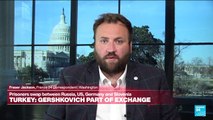 US reporter Gershkovich among 26 freed in Russia prisoner deal