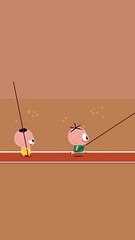 I think Smudge created a new discipline  #WhimsyToons#dailymotion#olympics #shorts