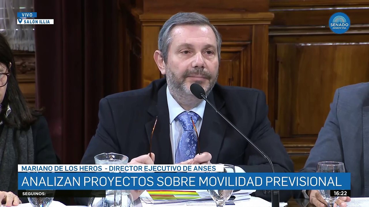De los Heros, director de ANSES, sobre la reforma previsional: "Es una verdadera recuperacion y es lo posible"