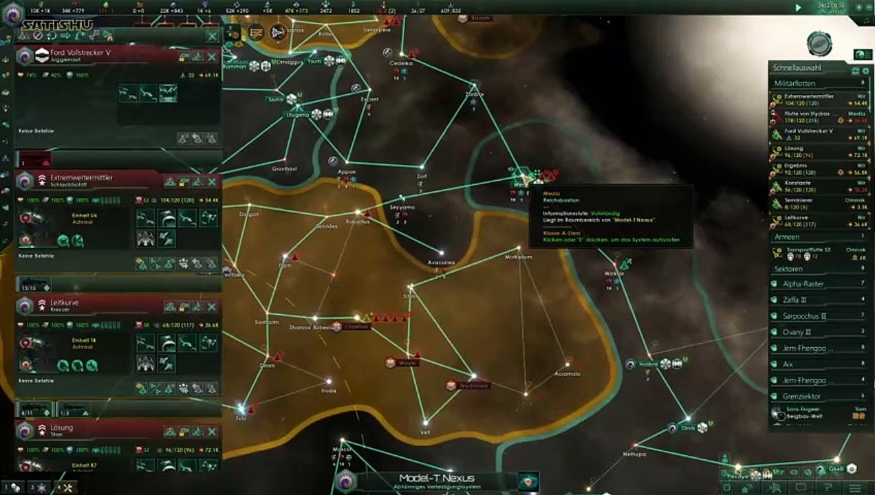 Der Sturm übernimmt einen großen Teil der Stardust. | Stellaris | Ep. 32