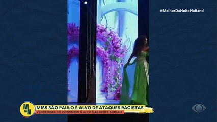 Miss São Paulo é alvo de ataques racistas e lamenta: "Vergonhoso"