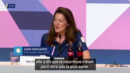 Paris 2024 : Anne Deschamps répond à Simone Biles sur la nourriture au village olympique 🍽️