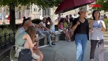 Caldo, a Milano le panchine sotto il sole sfiorano i 50°