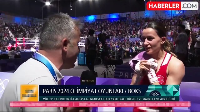 Paris'te madalyayı garantiledi! Milli boksör Hatice Akbaş yarı finalde