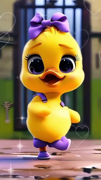 Funny duck dance