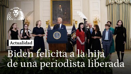 Biden felicita a la hija de Alsu, una de las periodistas liberadas en el canje con Rusia