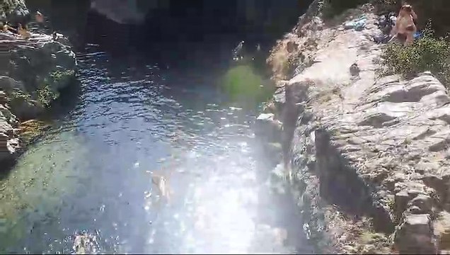 Le pont du diable : paradis des sauts dans l'Ardèche