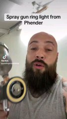 la lampe pour pistolet a peinture PHENDER RGUNLIGHT EVO