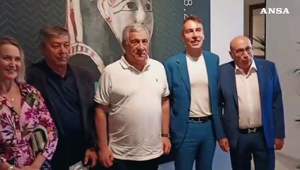 Forte dei Marmi, Tajani visita la mostra sull'antico Egitto