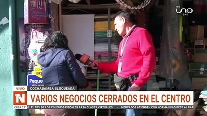 Negocios cerrados por bloqueo