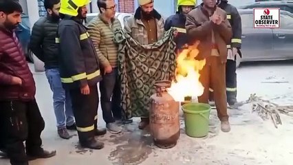 Immediate Actions to Take if a Gas Cylinder Catches Fire