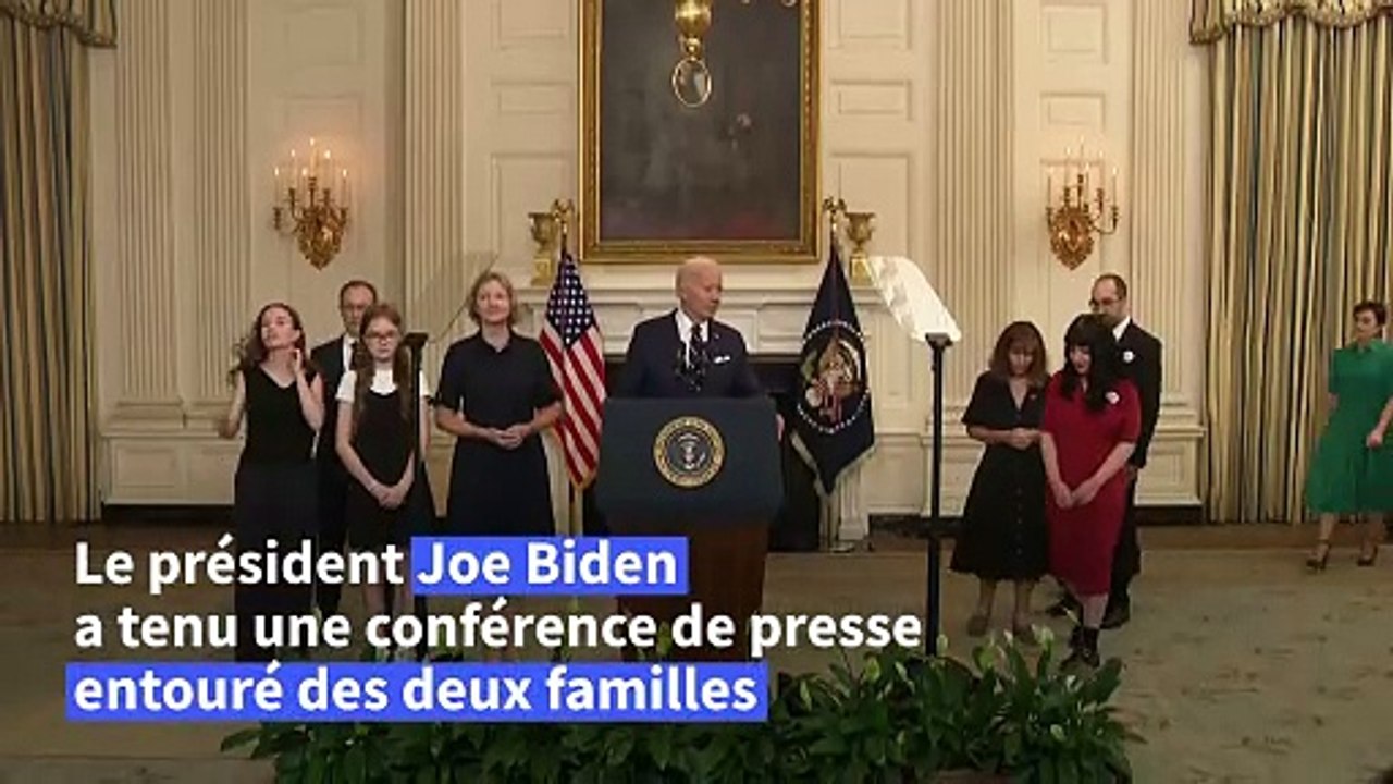 Prisonniers libérés par la Russie: Biden déclare leur calvaire terminé