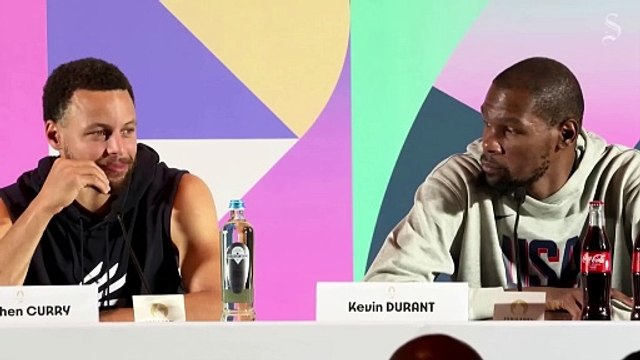 Kevin Durant loved this answer from Stephen Curry at their Olympics Press Conference
