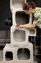 Crafting a Trendy Shelf Using Upcycled Materials ️