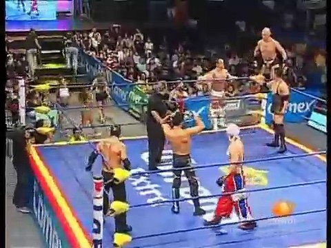 Alex Koslov, Christopher Daniels & Joe Lider vs. Extreme Tiger, Jack Evans & Rocky Romero ( 2010.04.30 @ AAA Sin Limite Queretaro )