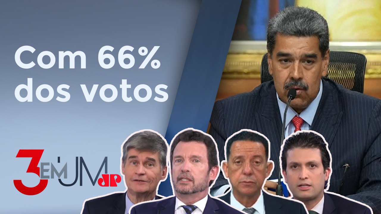 Estudo mostra vitória de González sobre Maduro nas eleições da Venezuela; comentaristas debatem