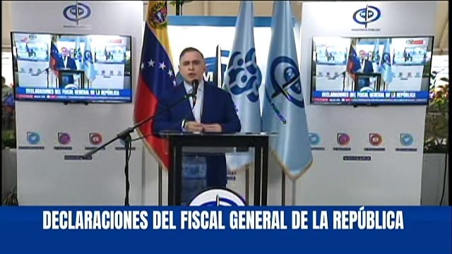 Fiscal General Tarek William Saab ofrece importantes declaraciones al país