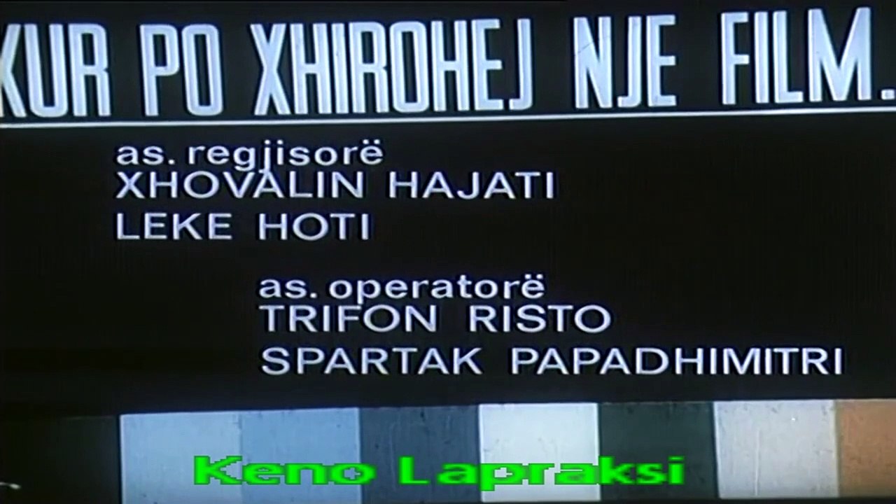 Kur po xhirohej nje film