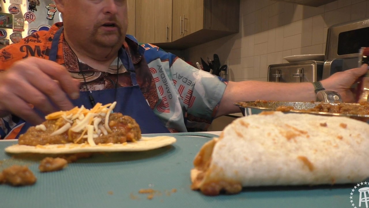 Tank Cooks Chimichangas
