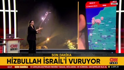 CNN TÜRK BÖLGEDE: Hizbullah, İsrail'i vuruyor!