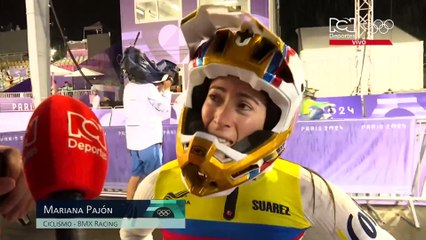 ¡Mariana Pajón, a semifinales del BMX en París 2024!