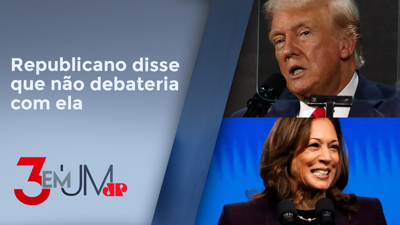 Eleições nos EUA: Kamala convoca Trump para debater cara a cara; comentaristas avaliam