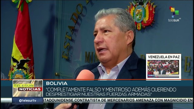 Ministerio de Defensa boliviano desmiente acusaciones de extremas derechas