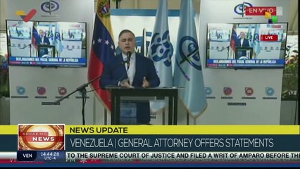 Venezuela | Attorney General updates on investigations of recent criminal acts