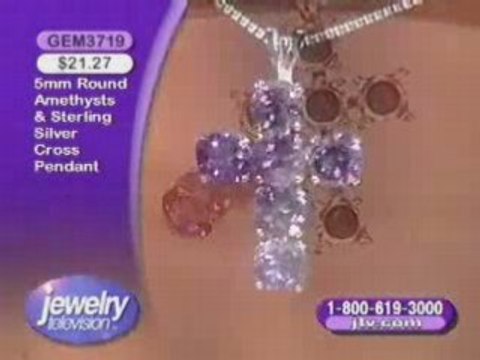 GEM3719- Amethyst and Sterling Silver Cross Casting Kit