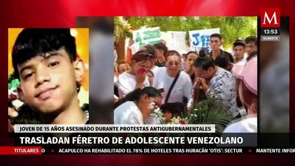 Confirman muerte de adolescente venezolano en protestas contra Maduro; le dispararon a quemaropa