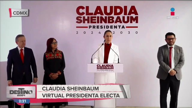 Claudia Sheinbaum presenta a tres integrantes de su gabinete ampliado