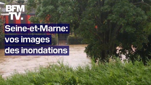 Seine-et-Marne: les images des inondations après les orages