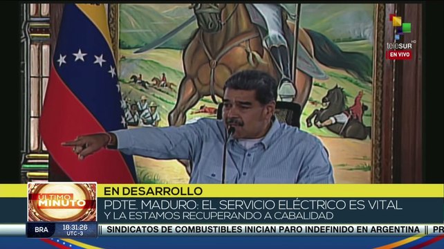 Pdte. Maduro: Hemos capturado a 1200 guarimberos