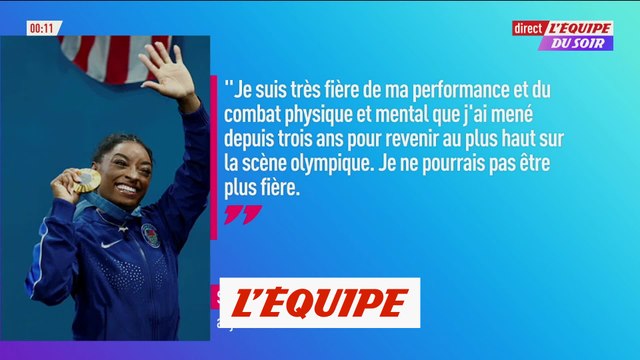 Biles : « Je n'ai jamais été aussi stressée» - Gymnastique - JO 2024