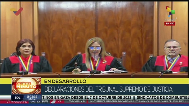 TSJ convoca a 10 candidatos presidenciales para admisión de resultados electorales