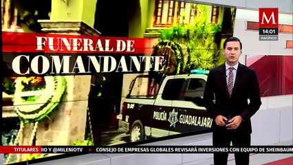 Despedida del Comandante Juan José Gutiérrez Navarro, asesinado en Tlaquepaque