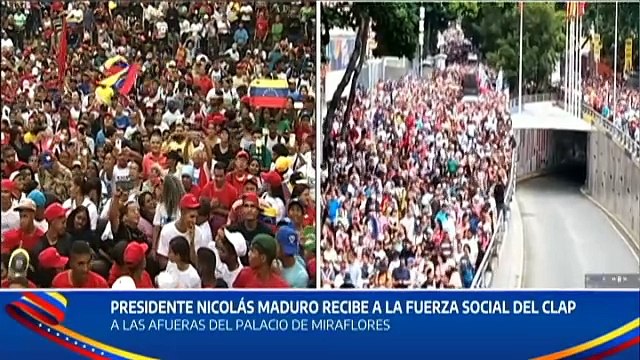 Jefe de Estado recibe al pueblo venezolano en el Palacio de Miraflores