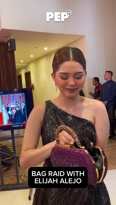 Elijah Alejo Bag Raid | PEP #GMAGala2024 #shorts